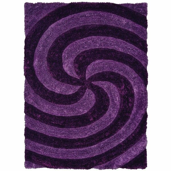 United Weavers Of America 5 ft. 3 in. x 7 ft. 2 in. Finesse Pinnacle Violet Rectangle Area Rug 2100 21783 58